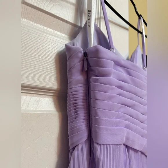 Azazie Lavender bridesmaids/formal dress. Only worn once. - Picture 8 of 11
